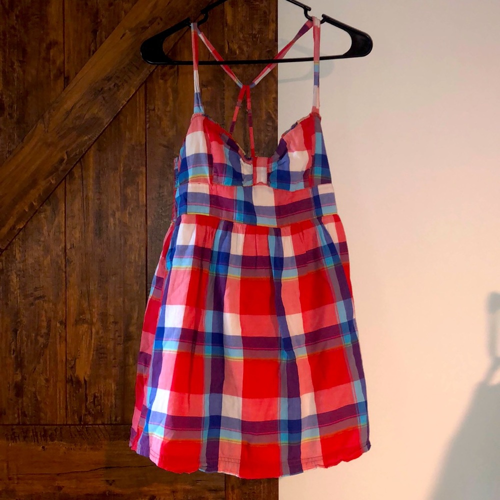 Plaid Hollister Summer/Sun Dress